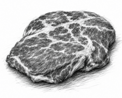 Fledermausstück Spider Steak
